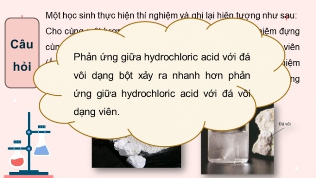 Soạn giáo án điện tử KHTN 8 KNTT Bài 7: Tốc độ phản ứng và chất xúc tác