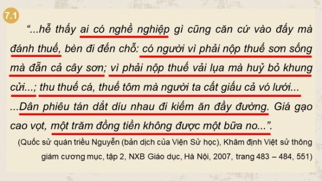 Soạn giáo án điện tử Lịch sử 8 CTST Bài 7: Khởi nghĩa nông dân ở Đàng Ngoài thế kỉ XVIII