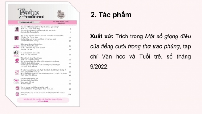 Soạn giáo án điện tử Ngữ văn 8 KNTT Bài 4 Đọc 3: Một số giọng điệu của tiếng cười trong thơ trào phúng