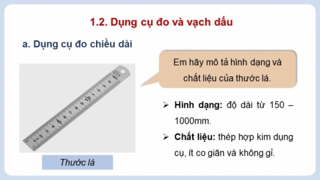 Soạn giáo án điện tử Công nghệ 8 CTST Bài 5: Gia công cơ khí