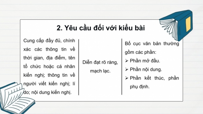 Soạn giáo án điện tử Ngữ văn 8 CTST Bài 5 Viết: Viết văn bản kiến nghị về một vấn đề của đời sống