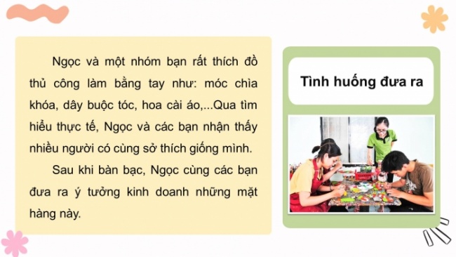 Soạn giáo án điện tử HĐTN 8 KNTT Chủ đề 4 HĐGDTCĐ 2: Nhà kinh doanh nhỏ