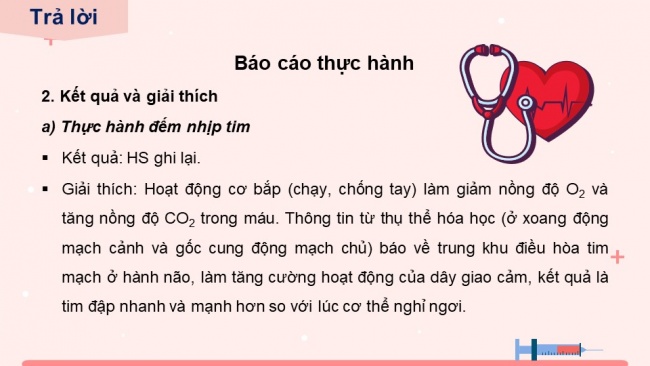 Soạn giáo án điện tử sinh học 11 KNTT Bài 11: Thực hành - Một số thí nghiệm về hệ tuần hoàn