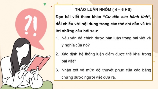 Soạn giáo án điện tử ngữ văn 11 KNTT Bài 4 Viết: Bài văn nghị luận về một vấn đề xã hội