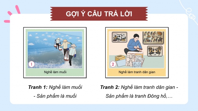 Soạn giáo án điện tử HĐTN 4 cánh diều Tuần 17: Nghề truyền thống quê em - Hoạt động 1, 2