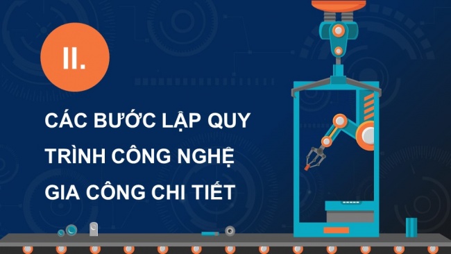 Soạn giáo án điện tử công nghệ cơ khí 11 KNTT Bài 9: Quy trình công nghệ gia công chi tiết