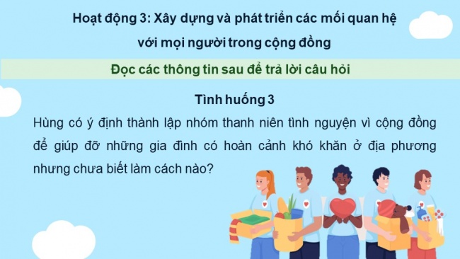 Soạn giáo án điện tử HĐTN 11 KNTT Chủ đề 5: Phát triển cộng đồng (hoạt động 3,4)