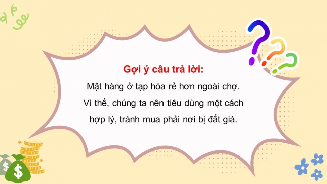 Soạn giáo án điện tử HĐTN 4 cánh diều Tuần 20: Mua sắm thông minh - Hoạt động 3, 4