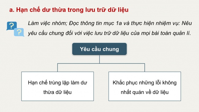 Soạn giáo án điện tử Khoa học máy tính 11 KNTT Bài 11: Cơ sở dữ liệu