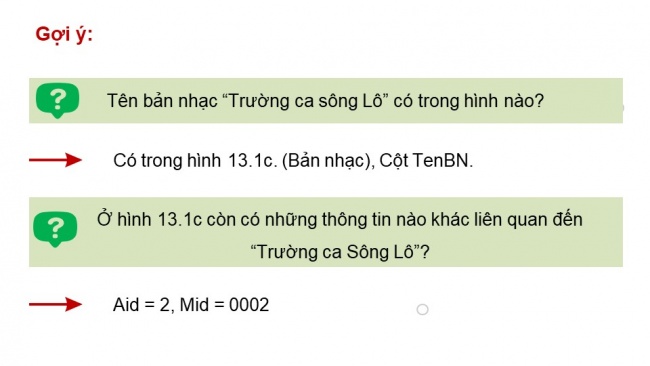 Soạn giáo án điện tử Khoa học máy tính 11 KNTT Bài 13: Cơ sở dữ liệu quan hệ