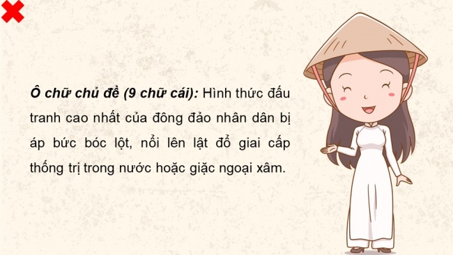 Soạn giáo án điện tử lịch sử 11 CTST Bài 8: Một số cuộc khởi nghĩa và chiến tranh giải phóng trong lịch sử Việt Nam (từ thế kỉ III TCN đến cuối thế kỉ XIX) (P1)