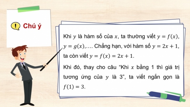 Soạn giáo án điện tử Toán 8 KNTT Bài 27: Khái niệm hàm số và đồ thị của hàm số