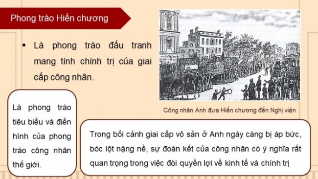 Soạn giáo án điện tử Lịch sử 8 KNTT Bài 11: Phong trào công nhân từ cuối thế kỉ XVIII đến đầu thế kỉ XX và sự ra đời của chủ nghĩa xã hội khoa học