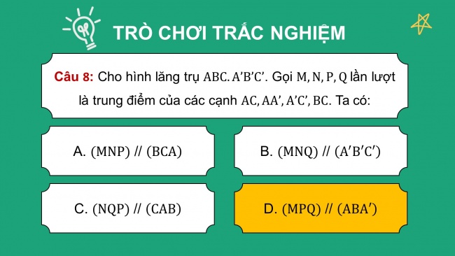 Soạn giáo án điện tử toán 11 CTST Chương 4 Bài tập cuối chương 4