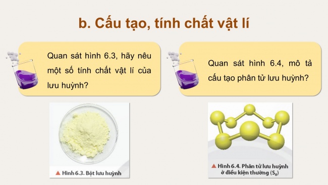 Soạn giáo án điện tử hóa học 11 CTST Bài 6: Sulfur và Sulfur dioxide