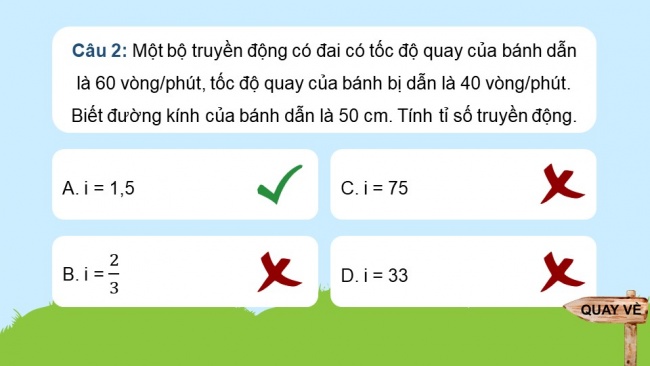 Soạn giáo án điện tử Công nghệ 8 KNTT Bài: Ôn tập Chương 2