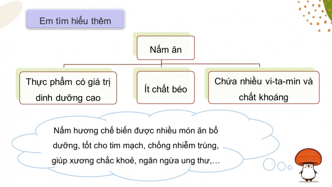 Soạn giáo án điện tử khoa học 4 CTST Bài 20: Nấm ăn và nấm men trong đời sống