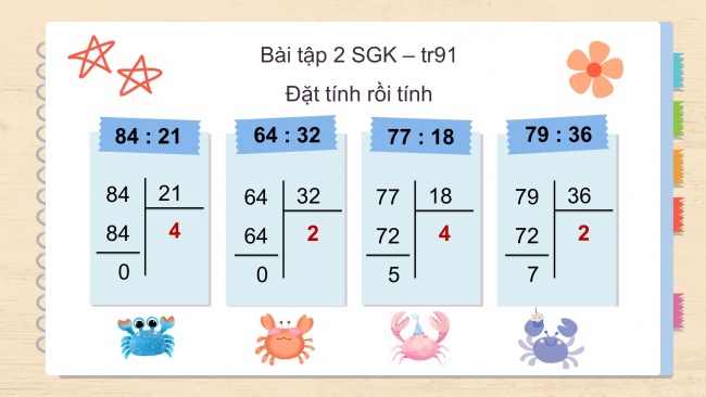 Soạn giáo án điện tử toán 4 cánh diều Bài 40. Chia cho số có hai chữ số