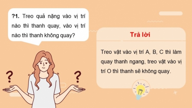 Soạn giáo án điện tử KHTN 8 KNTT Bài 18: Tác dụng làm quay của lực. Moment lực