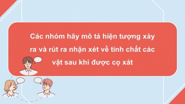 Soạn giáo án điện tử KHTN 8 KNTT Bài 20: Hiện tượng nhiễm điện do cọ xát