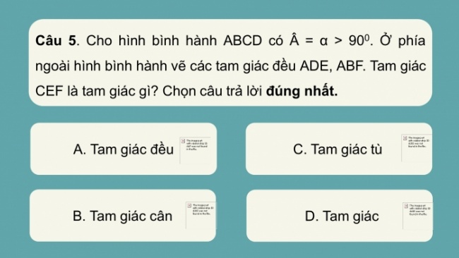 Soạn giáo án điện tử Toán 8 KNTT Bài: Luyện tập chung (tr.62)