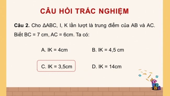 Soạn giáo án điện tử Toán 8 KNTT Bài: Luyện tập chung (tr.87)