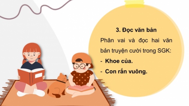 Soạn giáo án điện tử Ngữ văn 8 CTST Bài 4 Đọc 2: Khoe của; Con rắn vuông