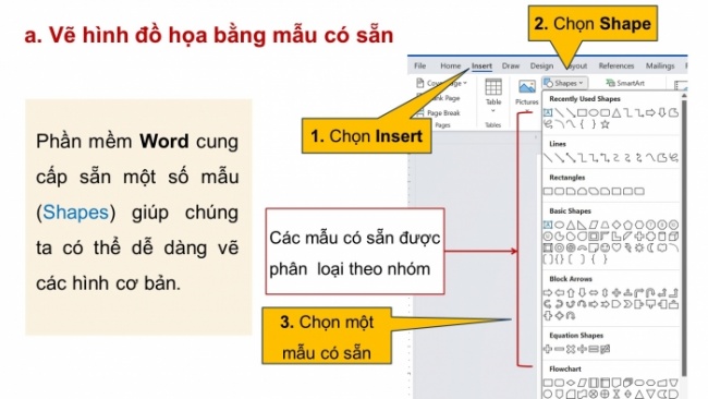 Soạn giáo án điện tử Tin học 8 CTST Bài 8A: Thêm hình minh hoạ cho văn bản