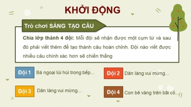 Soạn giáo án điện tử tiếng việt 4 KNTT Bài 7 Luyện từ và câu: Luyện tập về vị ngữ