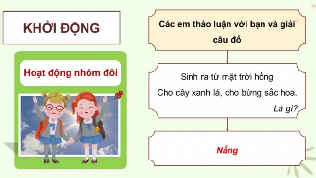 Soạn giáo án điện tử tiếng việt 4 CTST CĐ 2 Bài 7 Đọc: Gió vườn