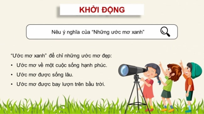 Soạn giáo án điện tử tiếng việt 4 CTST CĐ 4 Bài 1 Đọc: Ở Vương quốc tương lai