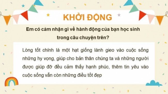 Soạn giáo án điện tử tiếng việt 4 KNTT Bài 2 Nói và nghe: Giúp bạn