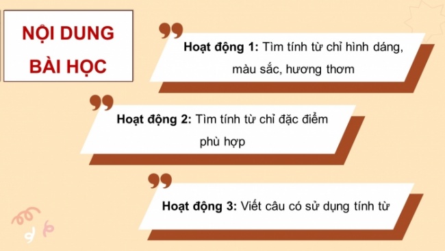 Soạn giáo án điện tử tiếng việt 4 CTST CĐ 2 Bài 7 Luyện từ và câu: Luyện tập về tính từ