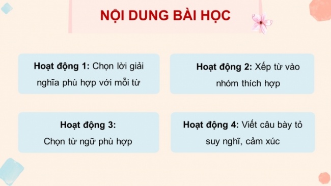 Soạn giáo án điện tử tiếng việt 4 CTST CĐ 2 Bài 8 Luyện từ và câu: Mở rộng vốn từ Nhân hậu