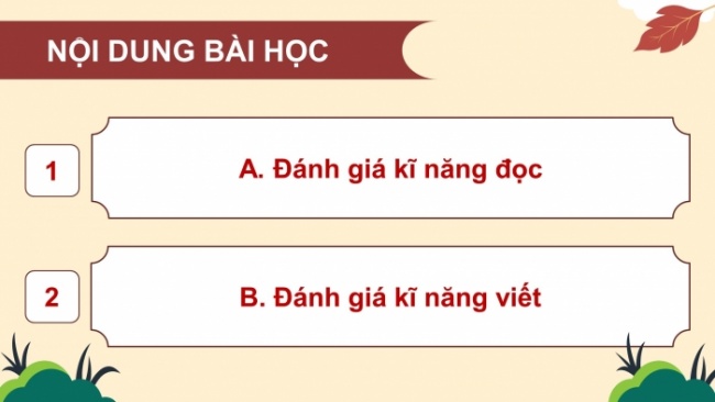 Soạn giáo án điện tử tiếng việt 4 CTST Ôn tập giữa kì 1 - Tiết 6, 7