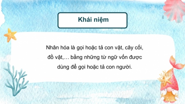 Soạn giáo án điện tử tiếng việt 4 CTST CĐ 3 Bài 7 Luyện từ và câu: Luyện tập về nhân hoá