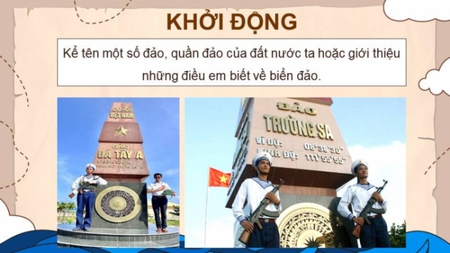 Soạn giáo án điện tử tiếng việt 4 KNTT Bài 10 Đọc: Cảm xúc Trường Sa