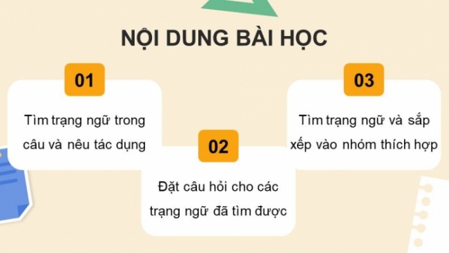 Soạn giáo án điện tử tiếng việt 4 KNTT Bài 15 Luyện từ và câu: Trạng ngữ chỉ nguyên nhân, mục đích