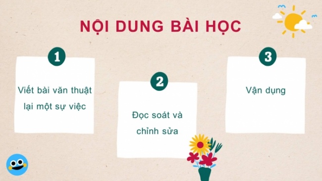 Soạn giáo án điện tử tiếng việt 4 KNTT Bài 15 Viết: Viết bài văn thuật lại một sự việc