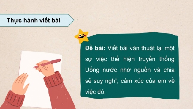 Soạn giáo án điện tử tiếng việt 4 KNTT Bài 15 Viết: Viết bài văn thuật lại một sự việc