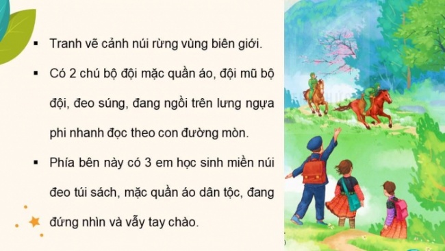 Soạn giáo án điện tử tiếng việt 4 KNTT Bài 16 Đọc: Ngựa biên phòng