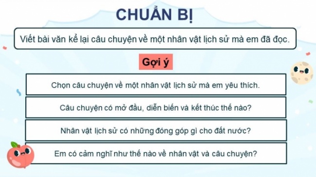 Soạn giáo án điện tử tiếng việt 4 KNTT Bài 9 Viết: Lập dàn ý cho bài văn kể lại một câu chuyện