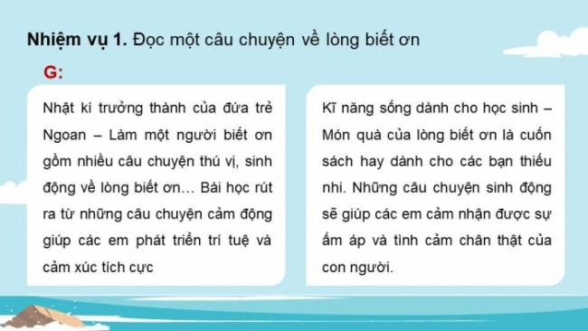 Soạn giáo án điện tử tiếng việt 4 KNTT Bài 16 Đọc: Đọc mở rộng