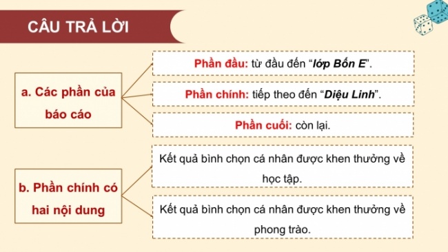 Soạn giáo án điện tử tiếng việt 4 CTST CĐ 2 Bài 7 Viết: Viết báo cáo thảo luận nhóm