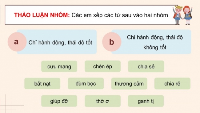 Soạn giáo án điện tử tiếng việt 4 CTST CĐ 2 Bài 8 Luyện từ và câu: Mở rộng vốn từ Nhân hậu