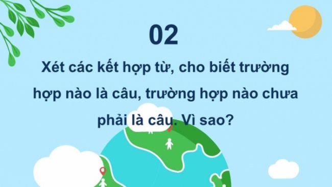 Soạn giáo án điện tử tiếng việt 4 KNTT Bài 1 Luyện từ và câu: Câu