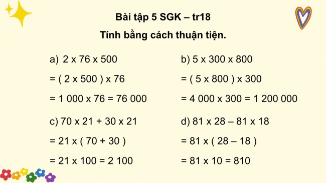 Soạn giáo án điện tử toán 4 CTST Bài 48: Em làm được những gì?