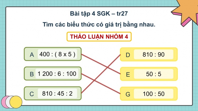 Soạn giáo án điện tử toán 4 CTST Bài 53: Em làm được những gì?