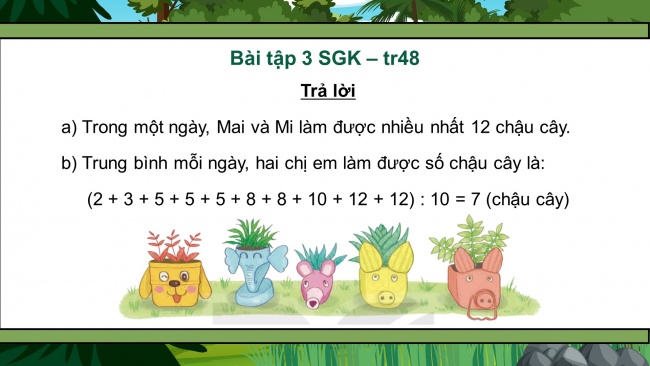 Soạn giáo án điện tử toán 4 KNTT Bài 52: Luyện tập chung