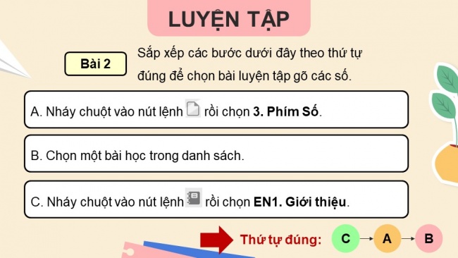 Soạn giáo án điện tử tin học 4 CTST Bài 11B: Thực hành luyện tập gõ bàn phím